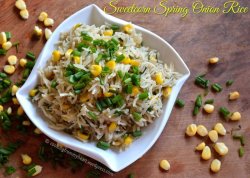 Sweetcorn Spring Onion Rice