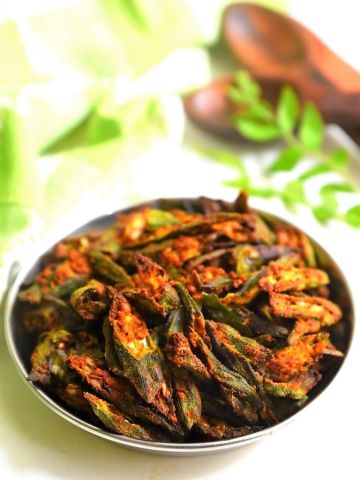 Crispy Okra Fry in Air Fryer