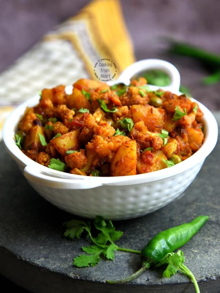 Aloo Gobi Matar Curry