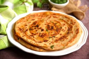 Aloo Paneer Laccha Paratha