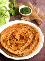 Aloo Paneer Laccha Paratha Recipe