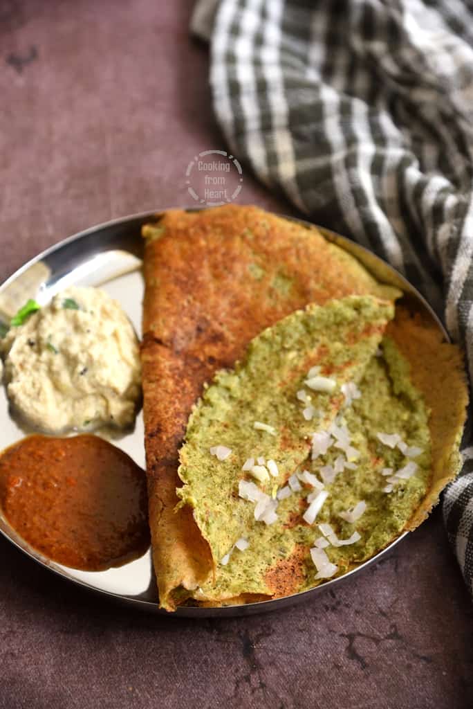 Andhra Green Moong Dosa Recipe