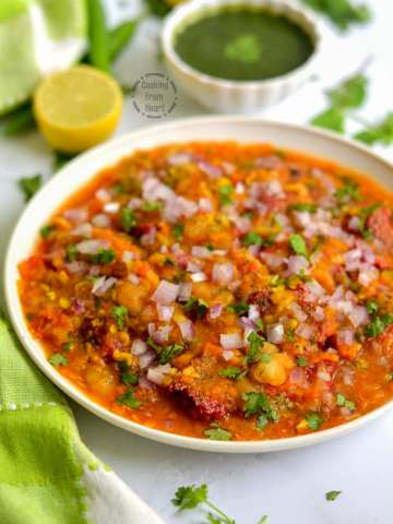 Beetroot Tikki Chaat