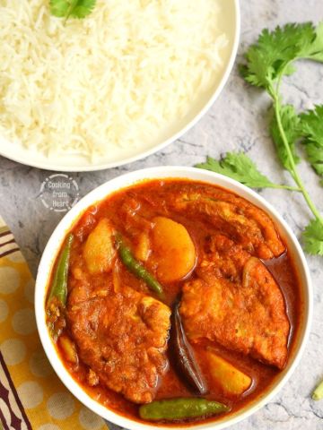 Bengali Egg Omelette Curry