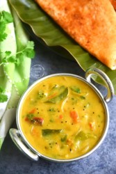 Easy Bombay Chutney recipe for Idli Dosa Chapati Poori