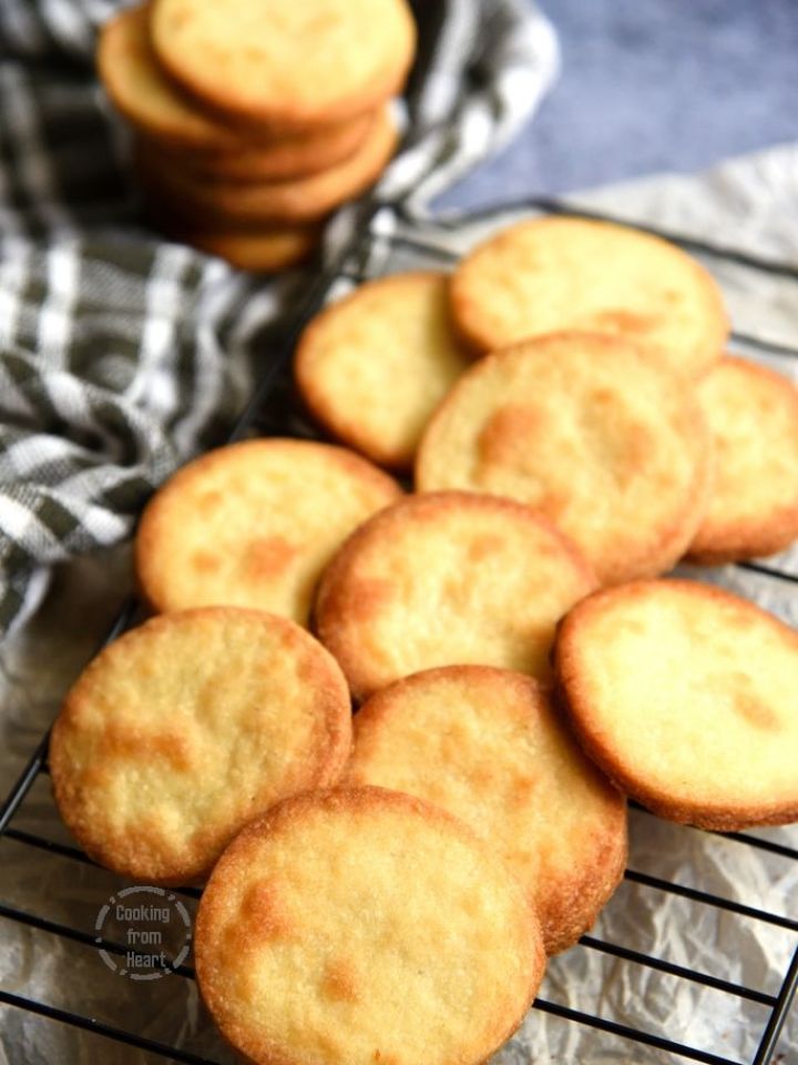 Eggless Cardamom Biscuits