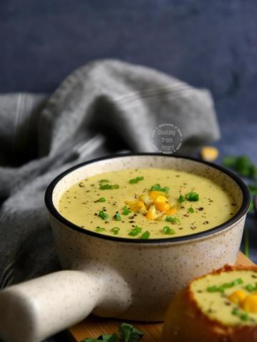 Creamy Vegetarian Corn Chowder