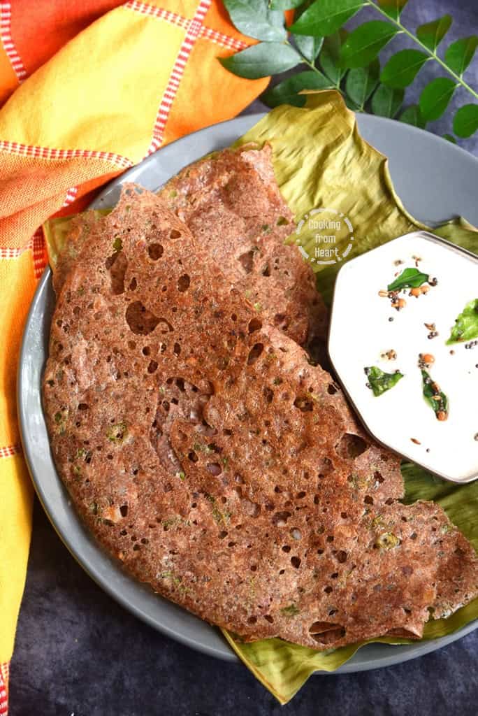 Crispy Ragi Dosa Recipe