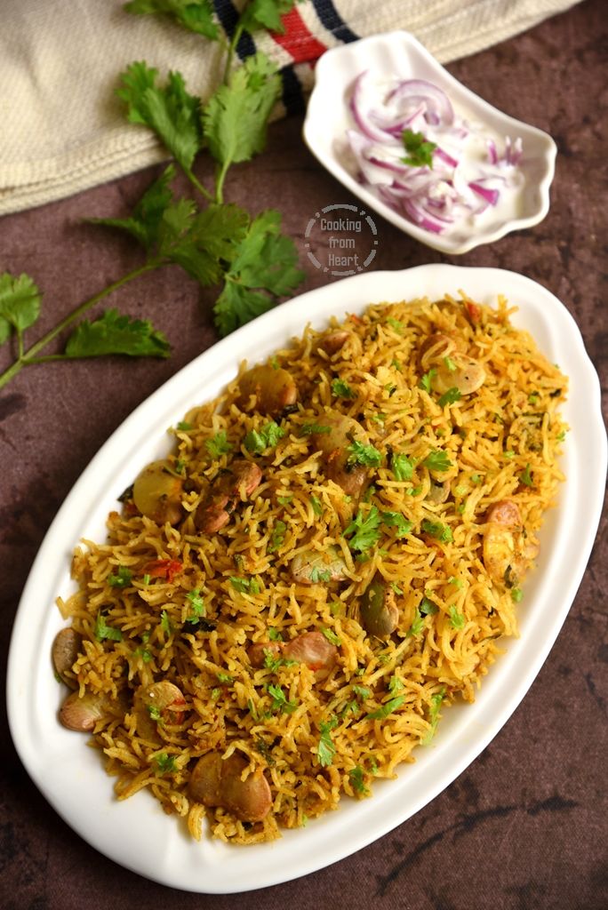 Easy Double Beans Biryani in Pressure Cooker