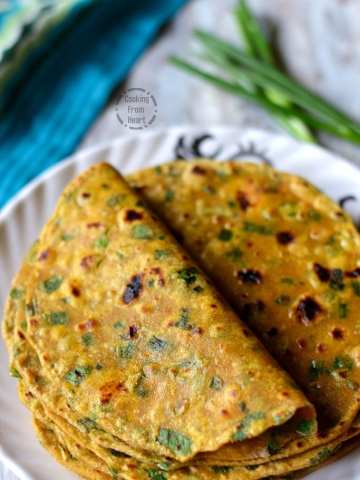 Spring Onion Paratha