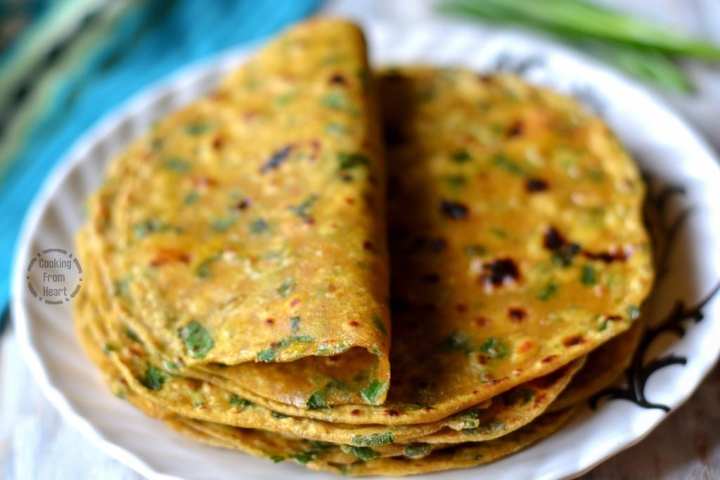 Spring Onion Paratha