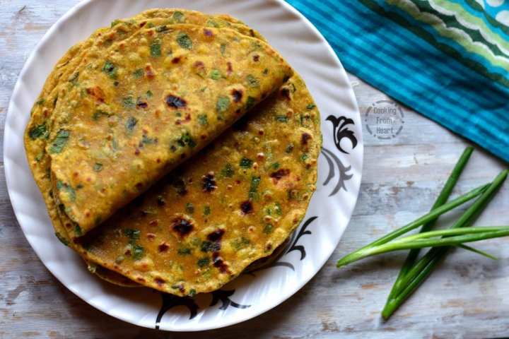 Spring Onion Paratha