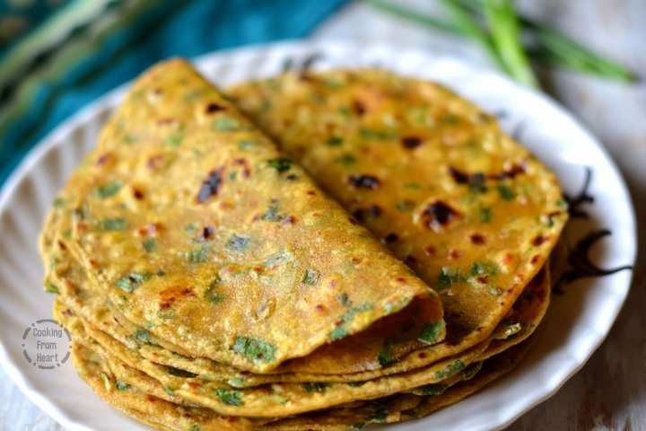 Spring Onion Paratha