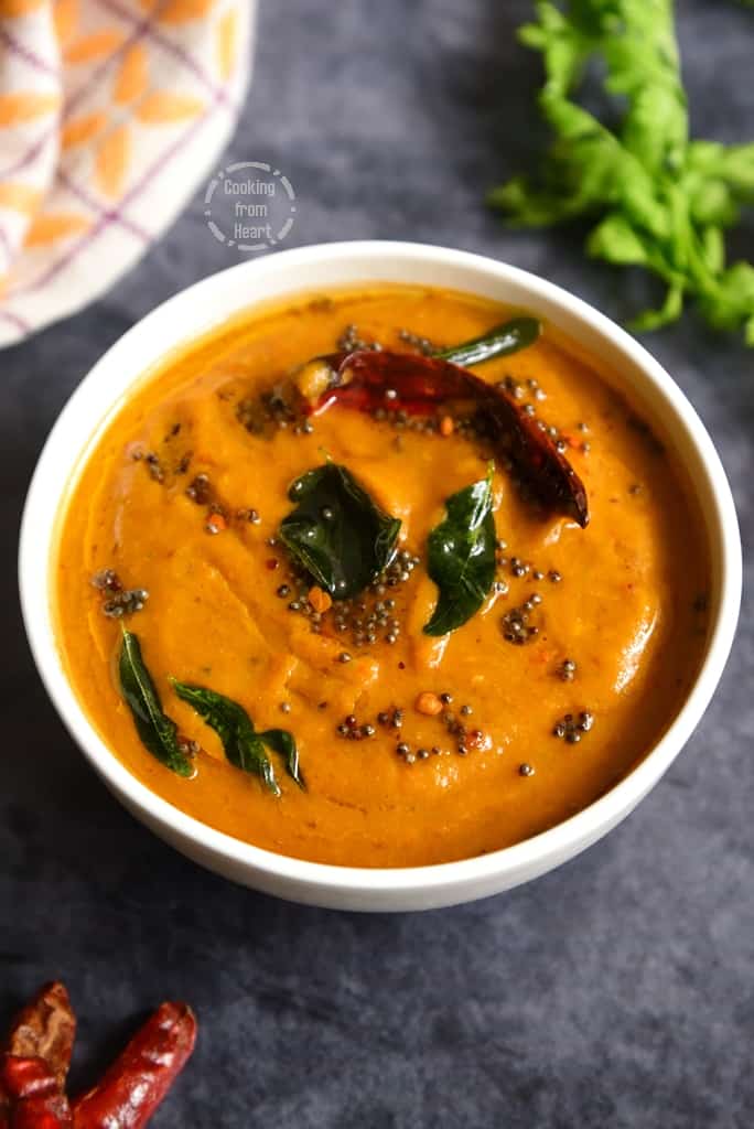 Easy Tomato Coriander Chutney