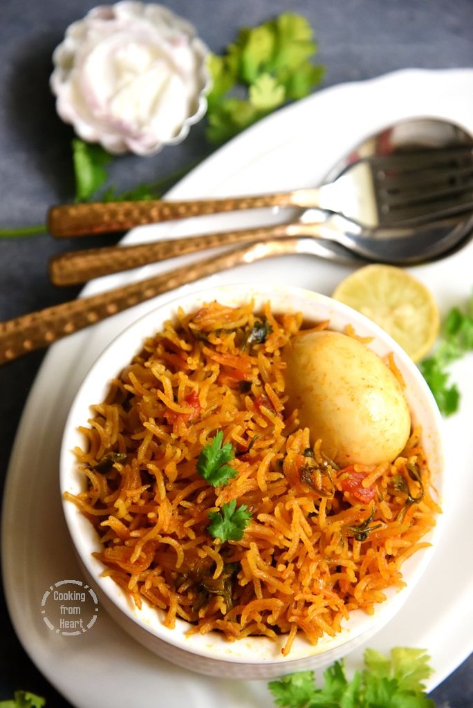 Tamil Style Egg Biriyani Recipe