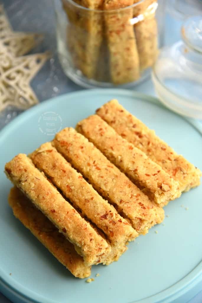 Eggless Almond Biscotti Recipe