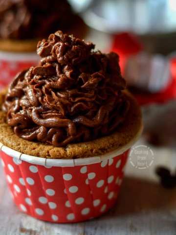 Eggless Coffee Cupcakes