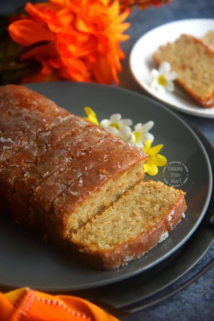 How to make Eggless Lemon Almond Cake Recipe