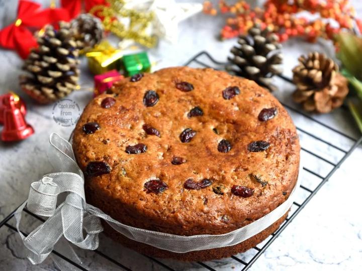 How to make Eggless Plum Cake