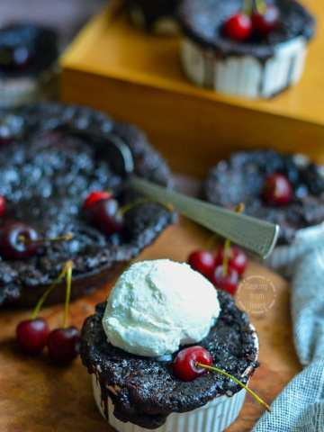 Eggless Self-Saucing Chocolate Pudding