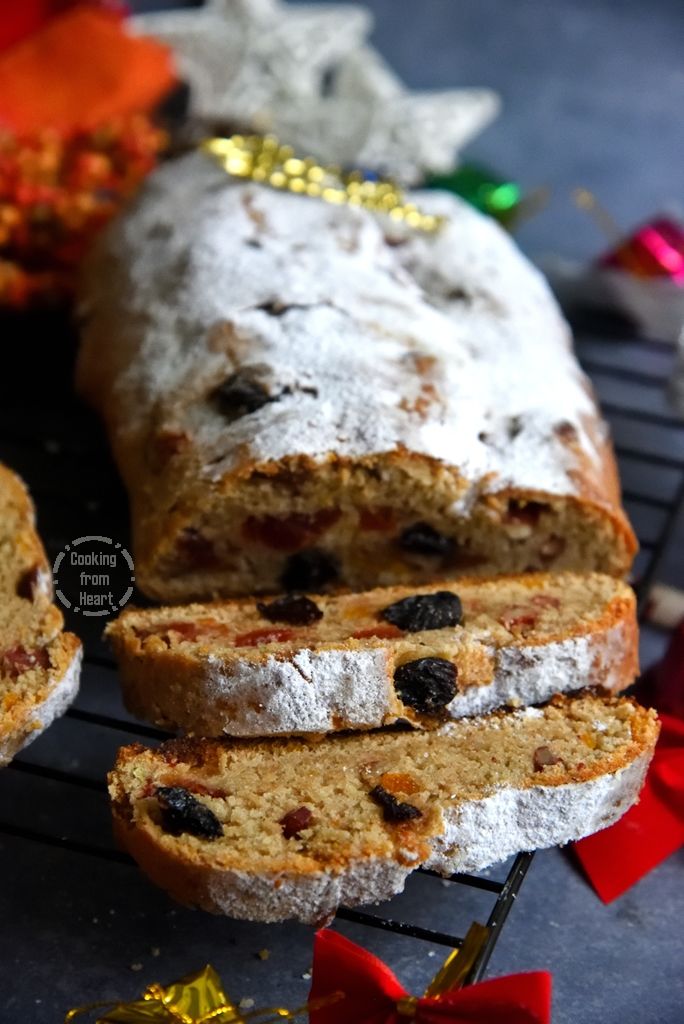 Eggless Stollen Recipe