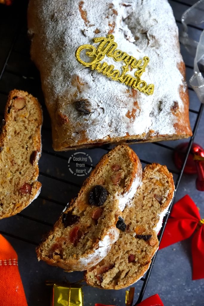 How to make Eggless Stollen Recipe