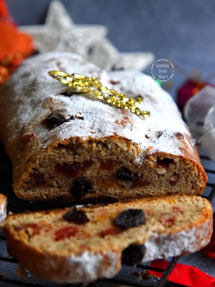 Eggless Stollen Recipe