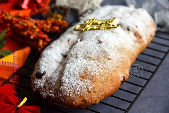 Eggless Stollen Recipe