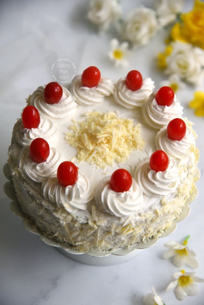 Easy Eggfree White Chocolate Cake Recipe