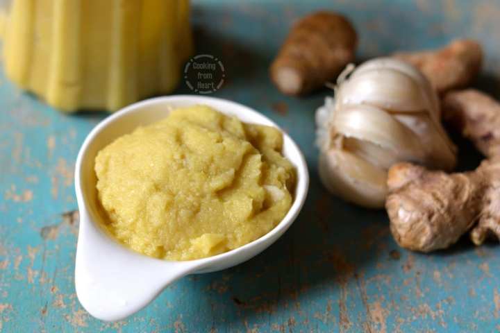 Homemade Ginger Garlic Paste