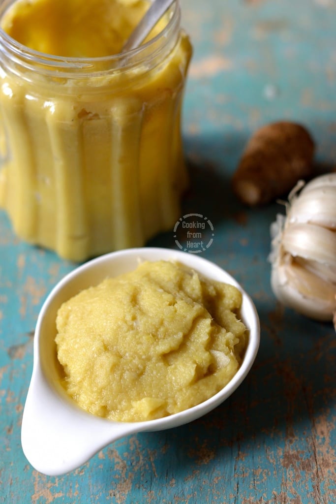 Homemade Ginger Garlic Paste