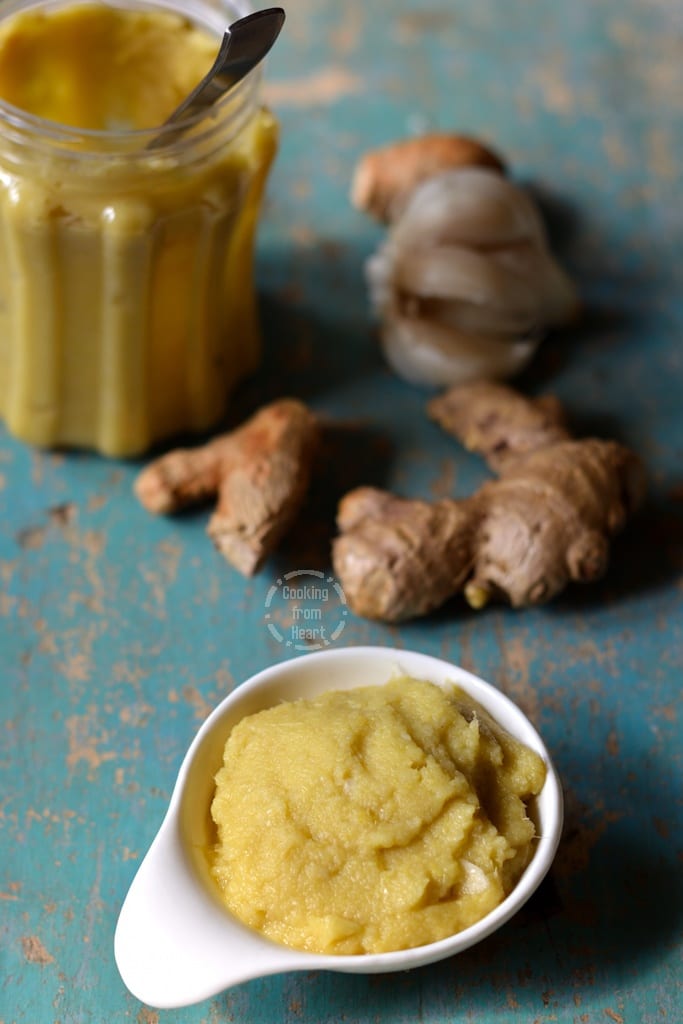 Homemade Ginger Garlic Paste