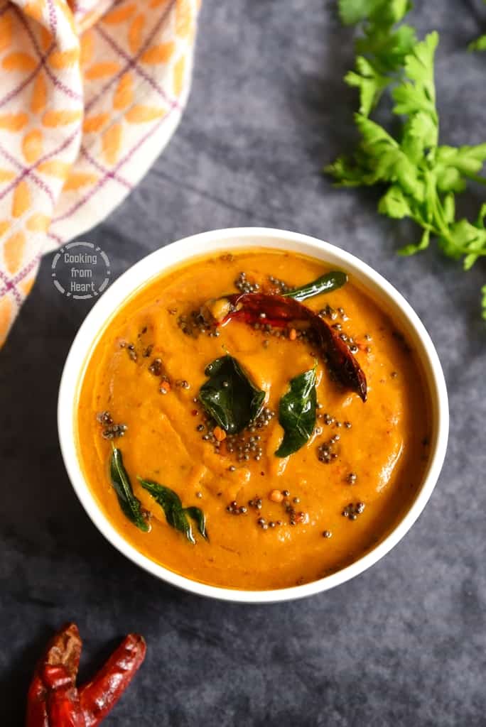 How to make Tomato Coriander Chutney Recipe