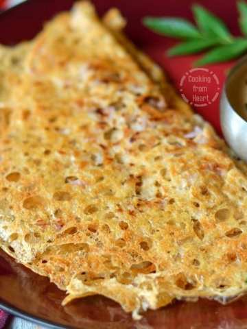 Instant Oats Rava Dosa