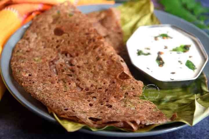 Instant Ragi Dosa Recipe