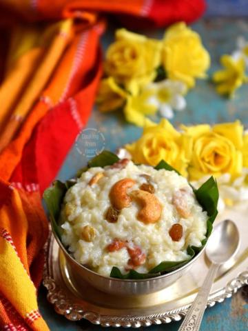 How to make Kalkandu Pongal