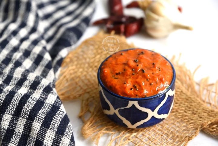 North Karnataka Red Chutney Recipe