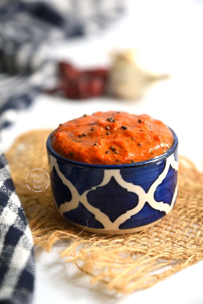 Kempu Chutney Recipe