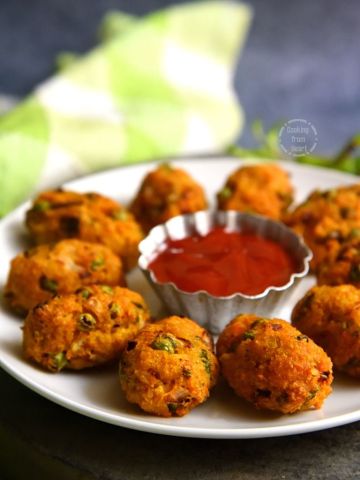 Low Calorie Air Fryer Rice Pakora