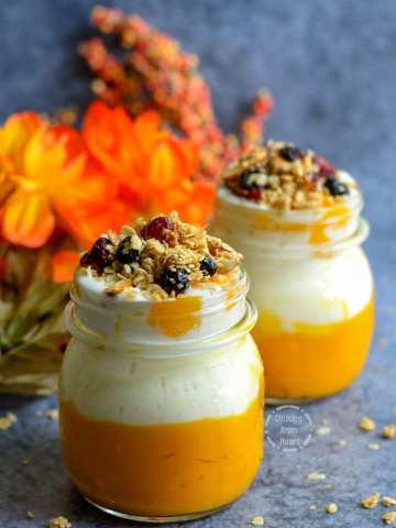 Mango Yogurt Parfait with Homemade Granola