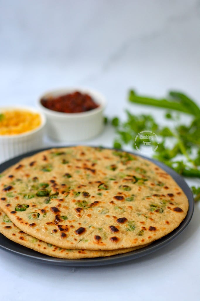 Green Peas Paratha