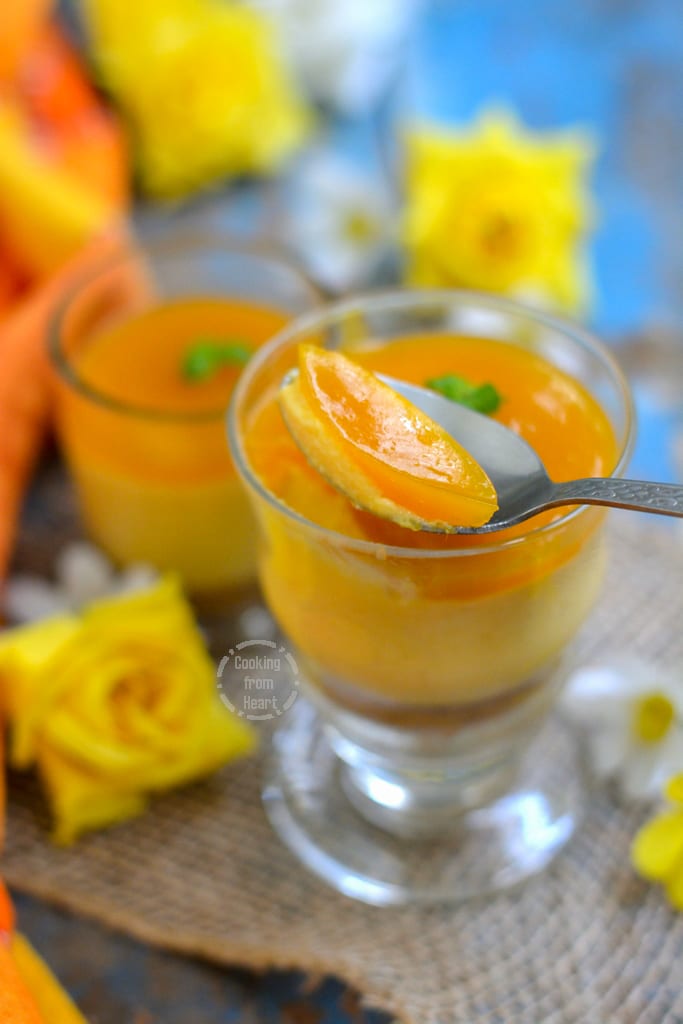 No-Bake Mango Cheesecake with Agar Agar