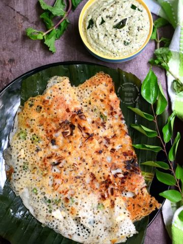 Onion Rava Dosa