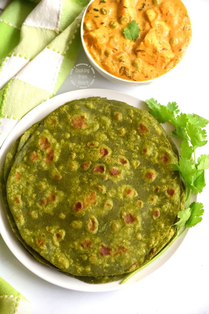 Easy Spinach Paratha recipe