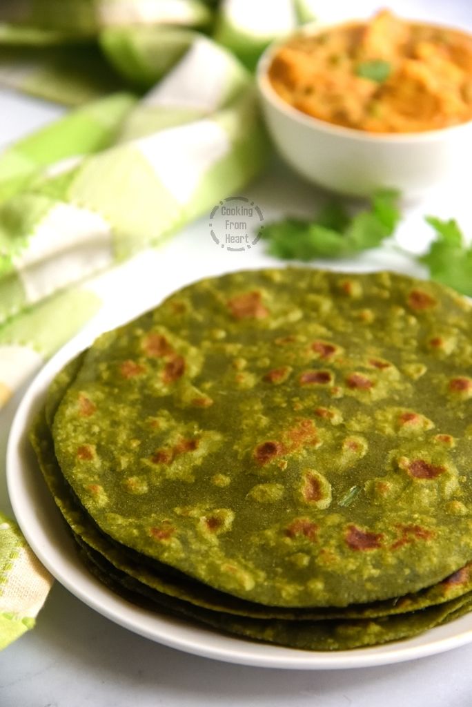 Easy Palak Roti recipe