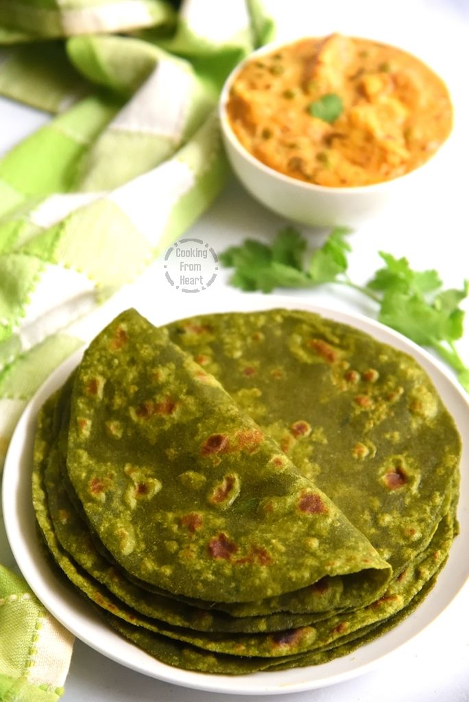 Spinach Paratha Recipe