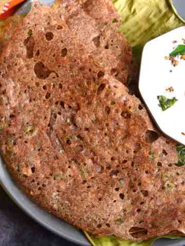 Ragi Rava Dosa Recipe