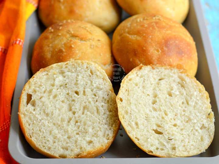 Vegan Sourdough Burger Buns