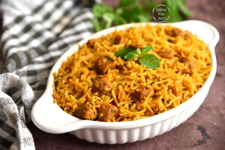 Soya Biriyani Recipe