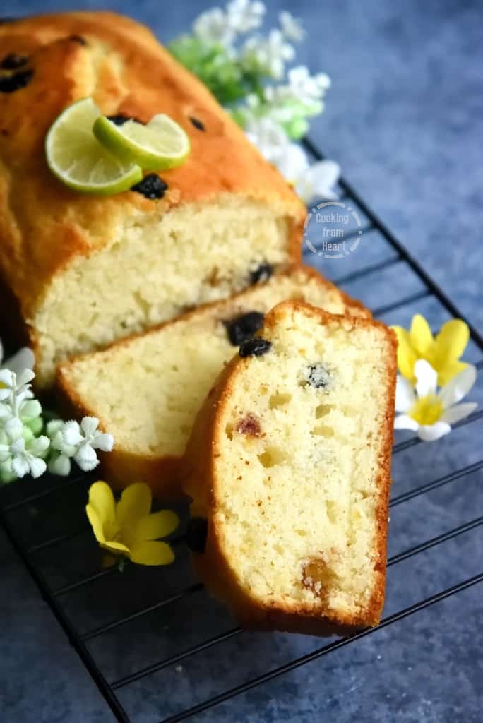 Step by Step Lemon Blueberry Cake Eggfree